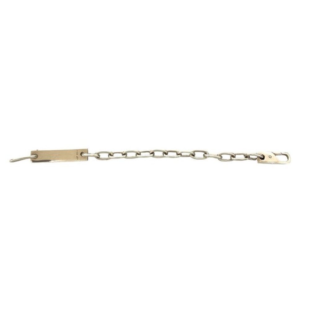 Gucci ID Plate Logo Silver 925 Chain Bracelet Bangle - Picture 5 of 5
